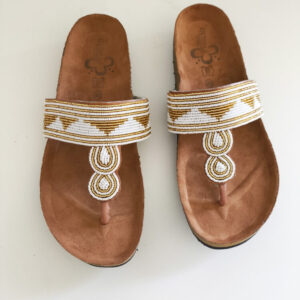 san107 - sandales cuir masaï