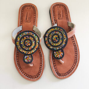 san109 - sandales cuir masaï