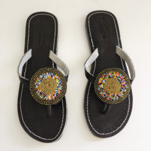 san110 - sandales cuir masaï